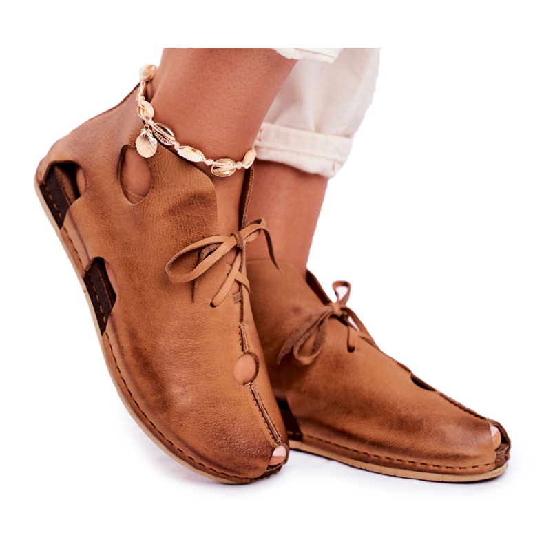 Ženske hlače Maciejka Rude 03426-19 smeđa