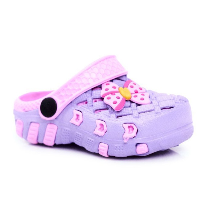 NEWS Dječje papuče Foam Crocs Violet Bow Susan ljubičasta