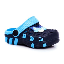 Dječje papuče Foam Crocs Black Seahorse Casper crna plava