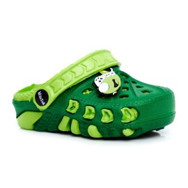 Dječja zelena pjena Crocs Green Plane Donald