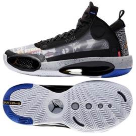 Nike Jordan Nike Air Jordan Xxxiv Low Jr CZ7742-008 crno siva raznobojna