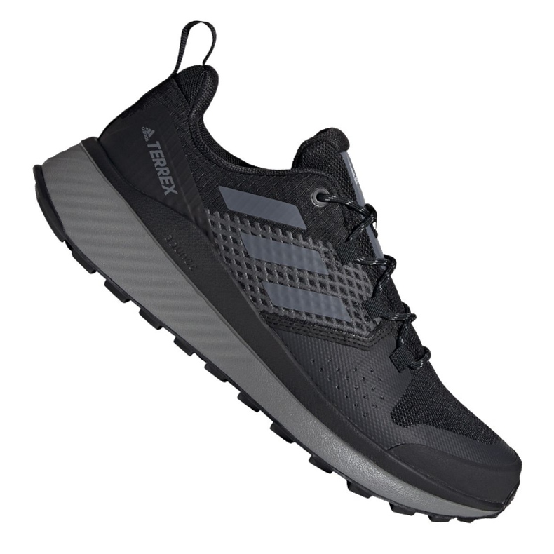 Cipele za planinarenje adidas Terrex Folgian M EF0404 crno siva