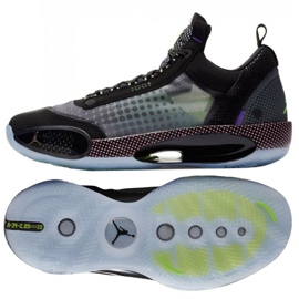 Nike Air Jordan Xxxiv Niska Crna Vapor Green M CZ7750-003 višebojan