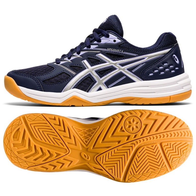 Asics Upcourt 4 W 1072A055-400 odbojkaške cipele raznobojna mornarsko plava