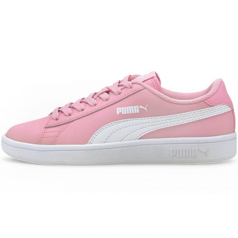 Puma Smash v2 L Jr 365170 24 crno ružičasta