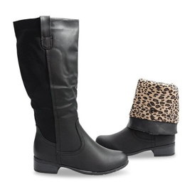 Čizme visoke izolacije 8524 Crna