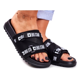 Ženske papuče Big Star Military Black GG274018 crna