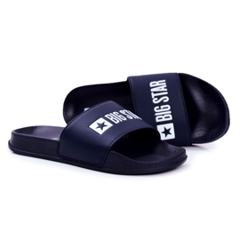 Muške papuče Big Star gumene tamnoplave GG174931 mornarsko plava