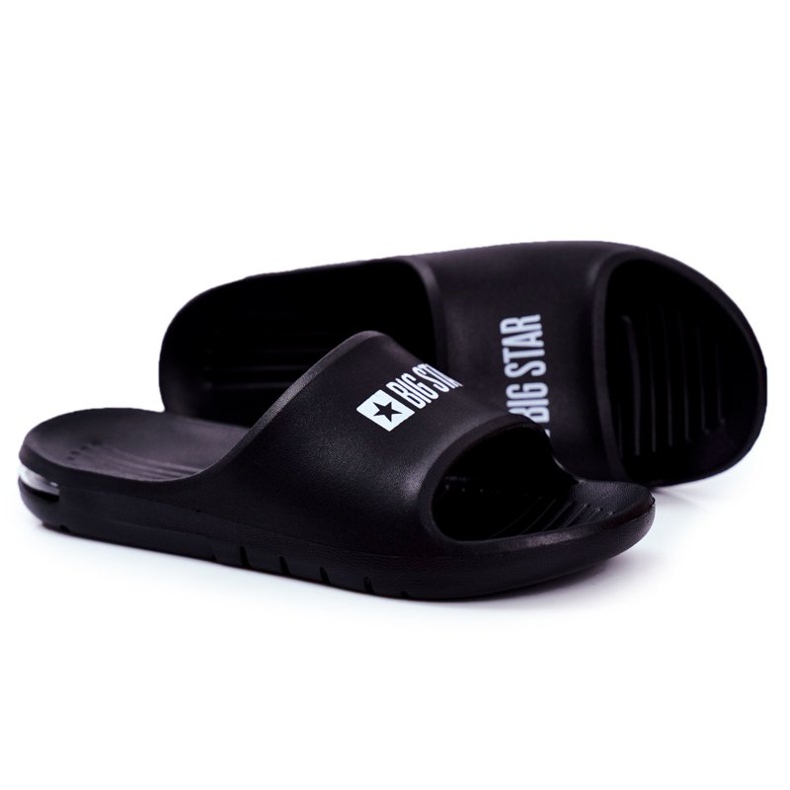Muške papuče Big Star Air Black GG174917 crno