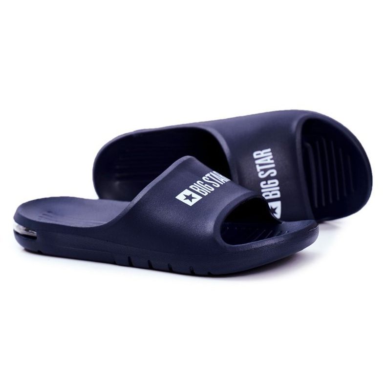 Muške zračne papuče Big Star tamnoplave GG174919 mornarsko plava