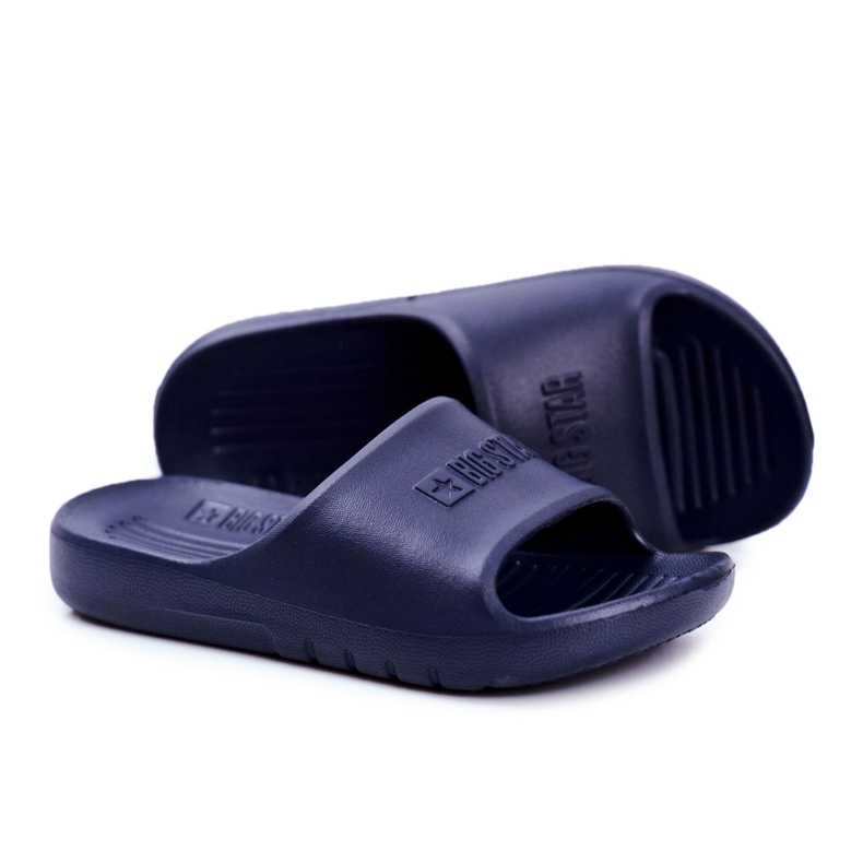 Papuče dječje mlade Big Star Navy Blue GG374810 plava