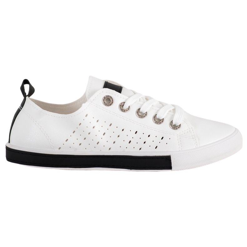 Bella Paris Tenisice s ažurnim uzorkom bijela