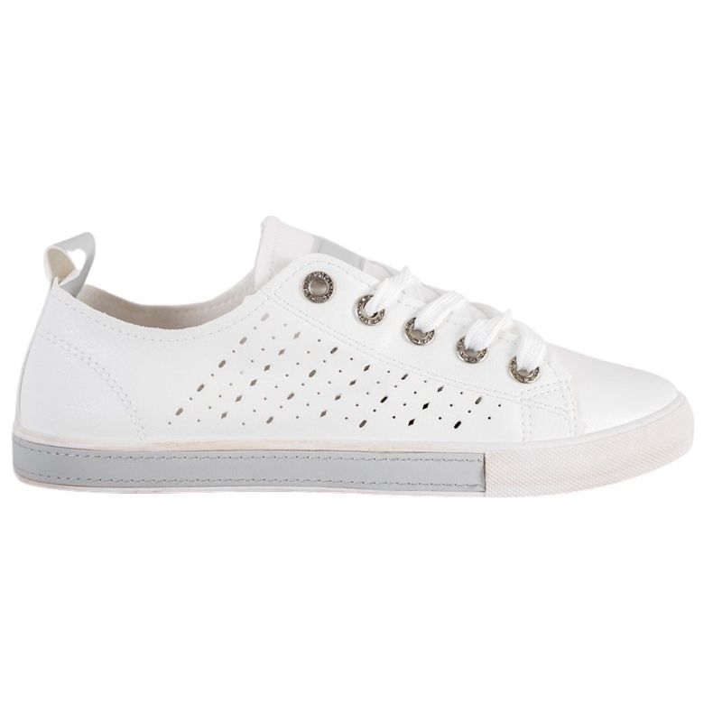 Bella Paris Tenisice s ažurnim uzorkom bijela