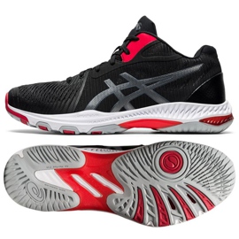 Asics Netburner Ballistic Ff Mt 2 M 1051A042-001 cipele za odbojku crna crna
