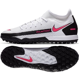 Nike Phantom Gt Academy Df Tf M CW6666-160 nogometna cipela bijela šaren