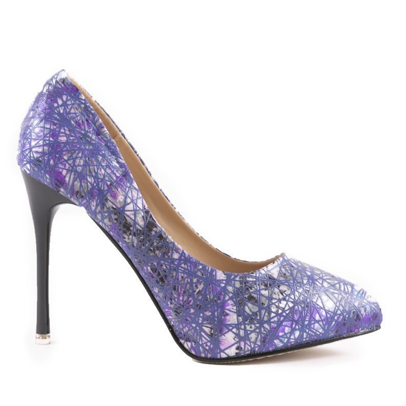 Ljubičaste cvjetne igle 0116-4 ljubičasta raznobojna