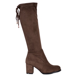 J. Star Klasične čizme od antilopa smeđa