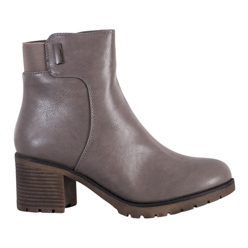 J. Star Udobne čizme na post siva