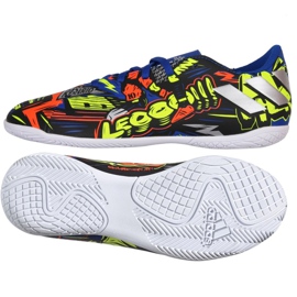 Unutarnje cipele adidas Nemeziz Messi 19,4 U Jr EH0601 mornarsko plava, višebojna višebojan