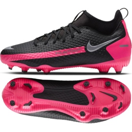 Nike Phantom Gt Academy Df FG / MG Jr CW6694-006 nogometne cipele višebojan crna