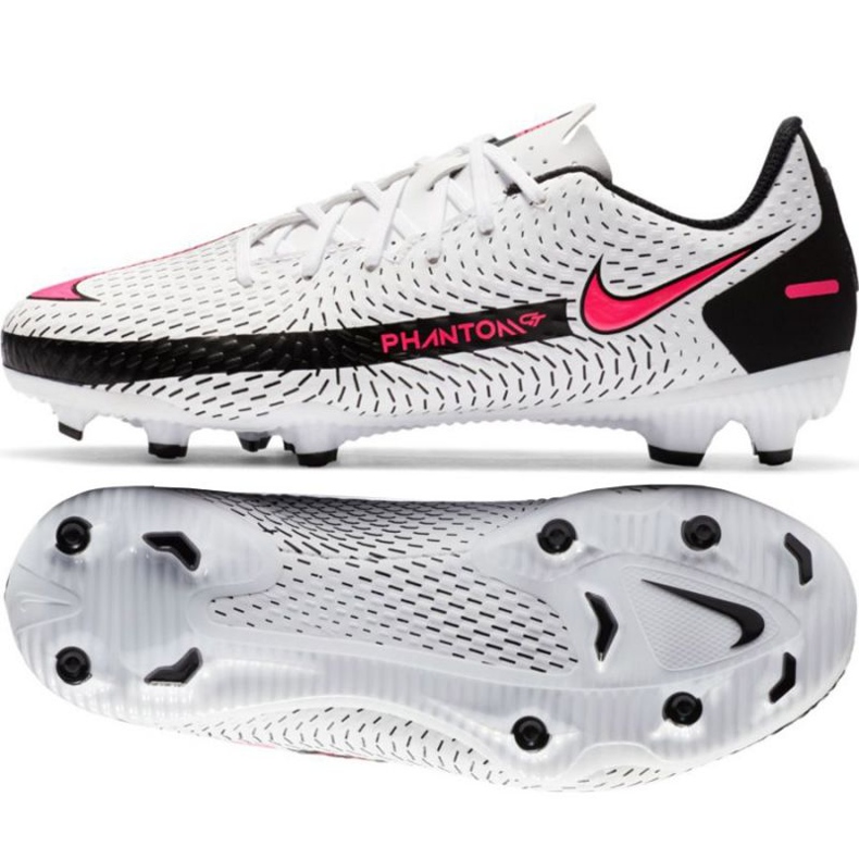 Nike Phantom Gt Academy FG / MG Jr CK8476-160 nogometne cipele raznobojna bijela