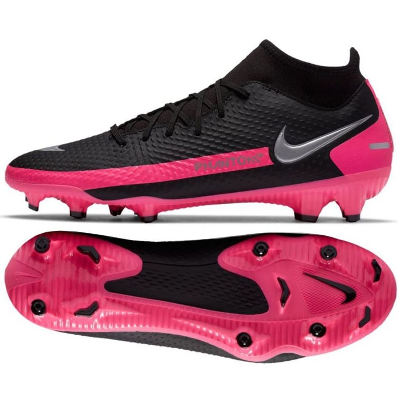 Nike Phantom Gt Academy Df FG / MG M CW6667-006 nogometne cipele raznobojna crno