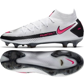 Nogometne cipele Nike Phantom Gt Elite Df Fg M CW6589-160 bijela šaren