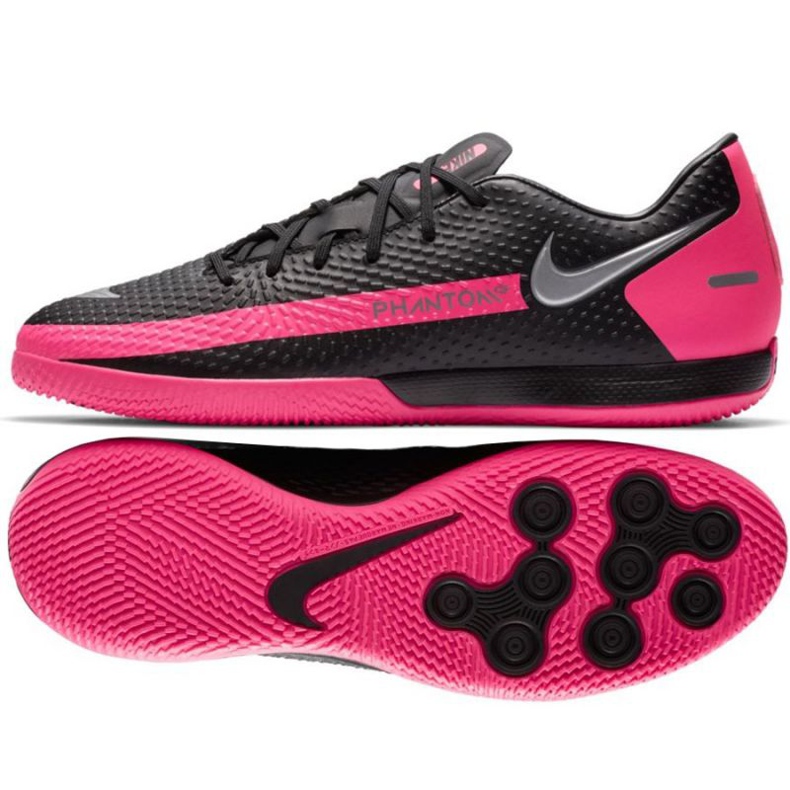 Nike Phantom Gt Academy Ic M CK8467-006 nogometne cipele raznobojna crno