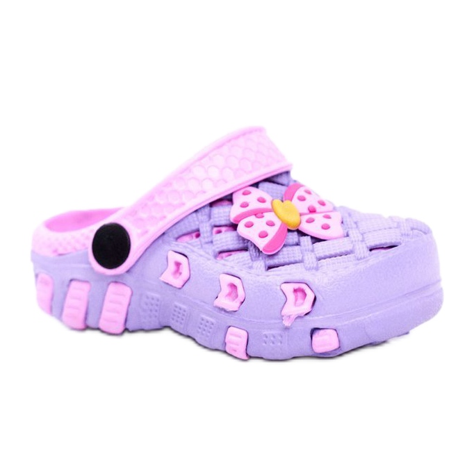 NEWS Dječje papuče Foam Crocs Violet Bow Susan ljubičasta ružičasta