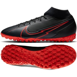 Nogometne cipele Nike Mercurial Superfly 7 Academy Tf M AT7978-060 crna šaren