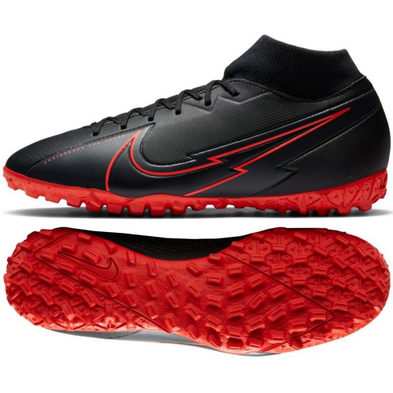 Nike Mercurial Superfly 7 Academy Tf M AT7978-060 nogometna cipela raznobojna crno