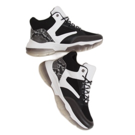 Crne 2000-C06 Crne visoke tenisice crno