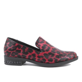 Crvene ženske cipele C18-6527 crno crvena