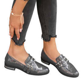 Sive ženske cipele C18-6252-2 siva