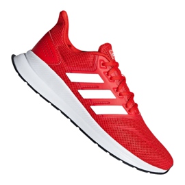 Adidas Runfalcon M F36202 cipele za trening bijela crvena