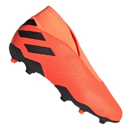 Kopačke Adidas Nemeziz 19.3 Ll Fg Jr EH0488 crvena narančasta