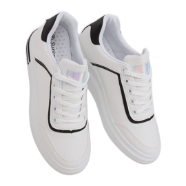 Bijele ženske tenisice 1239-Y Crne bijela crna