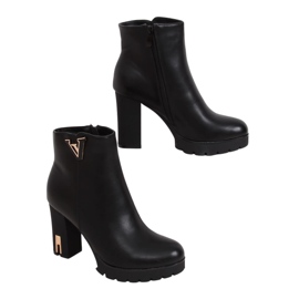 Crne 1032A-GA Crne čizme na platformu crna