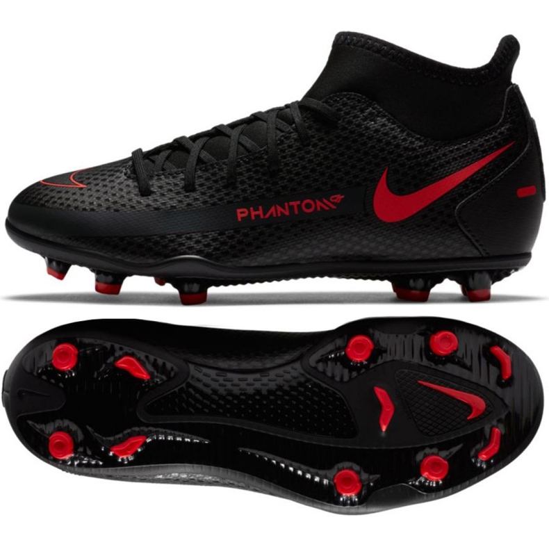 Nike Phantom Gt Club Df FG / MG Jr CW6727-060 nogometne cipele raznobojna crno
