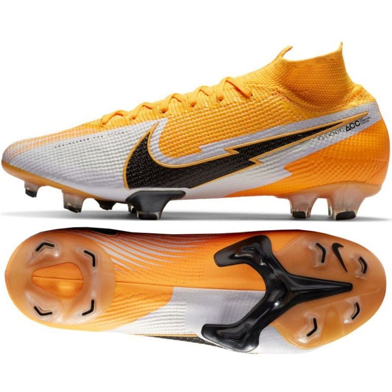 Nike Mercurial Superfly 7 Elite Fg M AQ4174-801 nogometne cipele raznobojna naranča