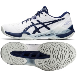 Rukometne cipele Asics Blast Ff 2 W 1072A046-100 višebojan bijela