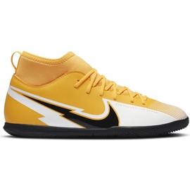 Nike Mercurial Superfly 7 Club Ic Jr AT8153 801 nogometne cipele žuta boja narančaste i crvene