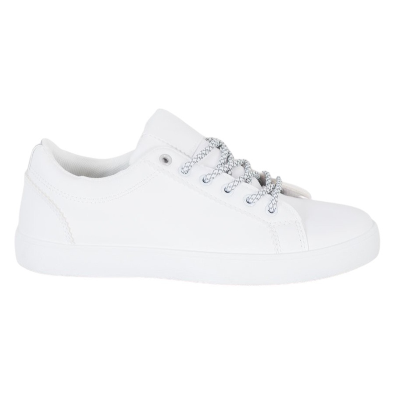 SHELOVET Tenisice s ukrasnim vezicama bijela