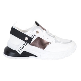 Marquiz Elegantne tenisice bijela crna