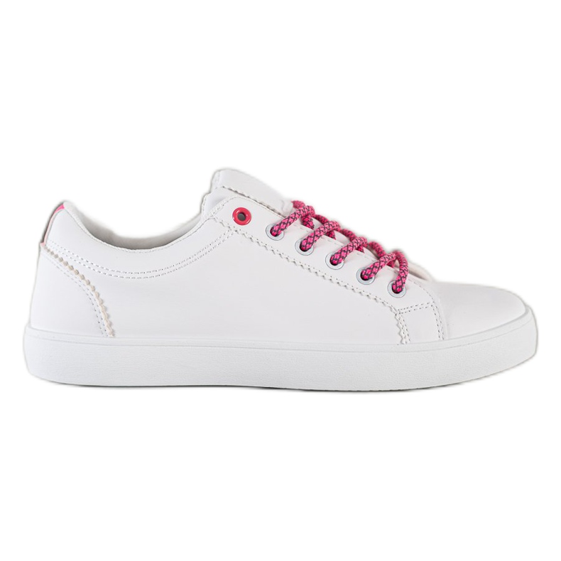 SHELOVET Tenisice s ukrasnim vezicama bijela