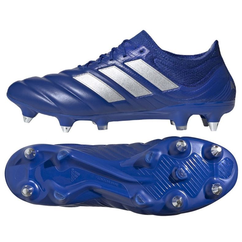 Kopačke Adidas Copa 20.1 Sg M EH0891 srebrna, plava plava