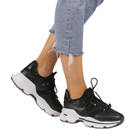 Crne Lycra tenisice C947 crna