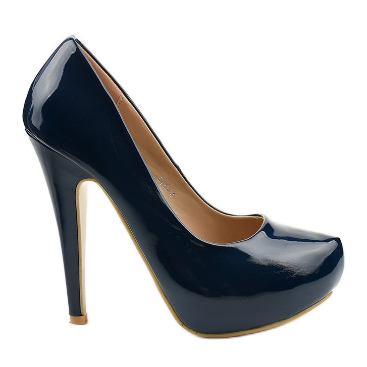 Tamnoplave klasične štikle 0113-4 plava