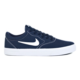 Cipele Nike Sb Charge Cnvs M CD6279-402 bijela tamnoplava