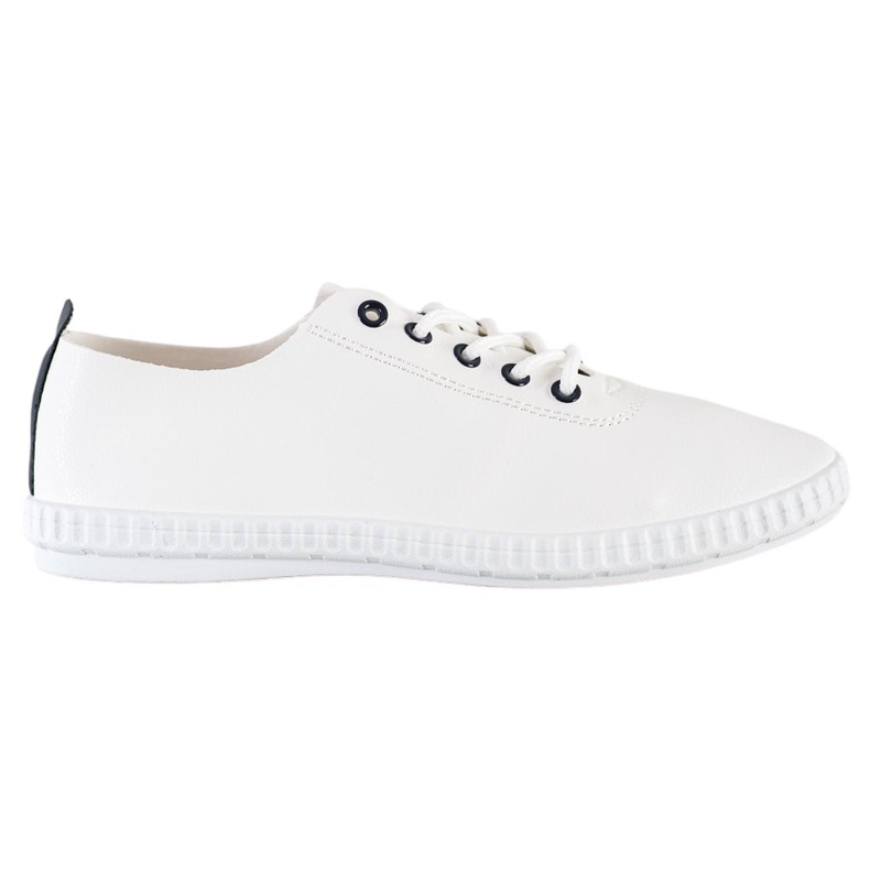 SHELOVET Lagane tenisice s eko kožom bijela